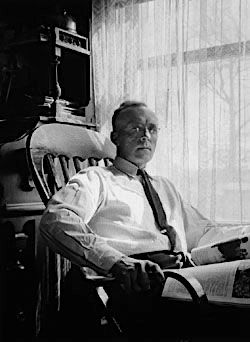 Writer at desk