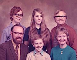 Family portrait 1970s family