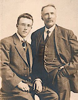 Country doctor and son Early 20th century photograph