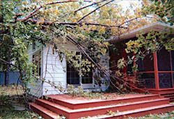 After Hurricane Floyd Storm damage
