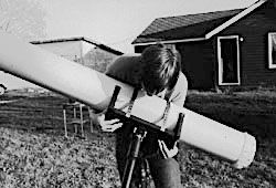 amateur astronomy Newtonian reflecting telescope